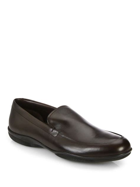 prada slip ons men